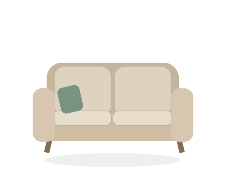 Ilustración de Sofá Nube
